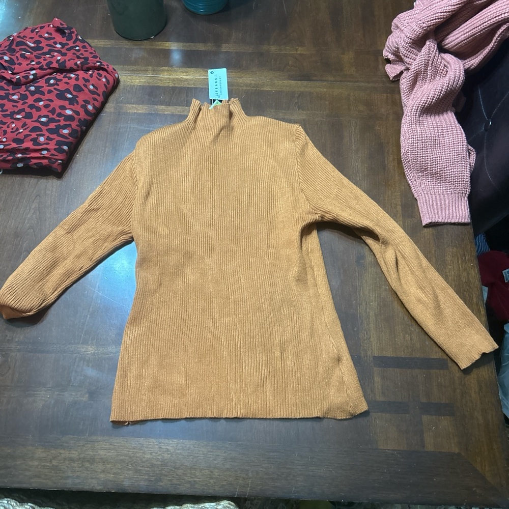 Women's Orange Sweater
